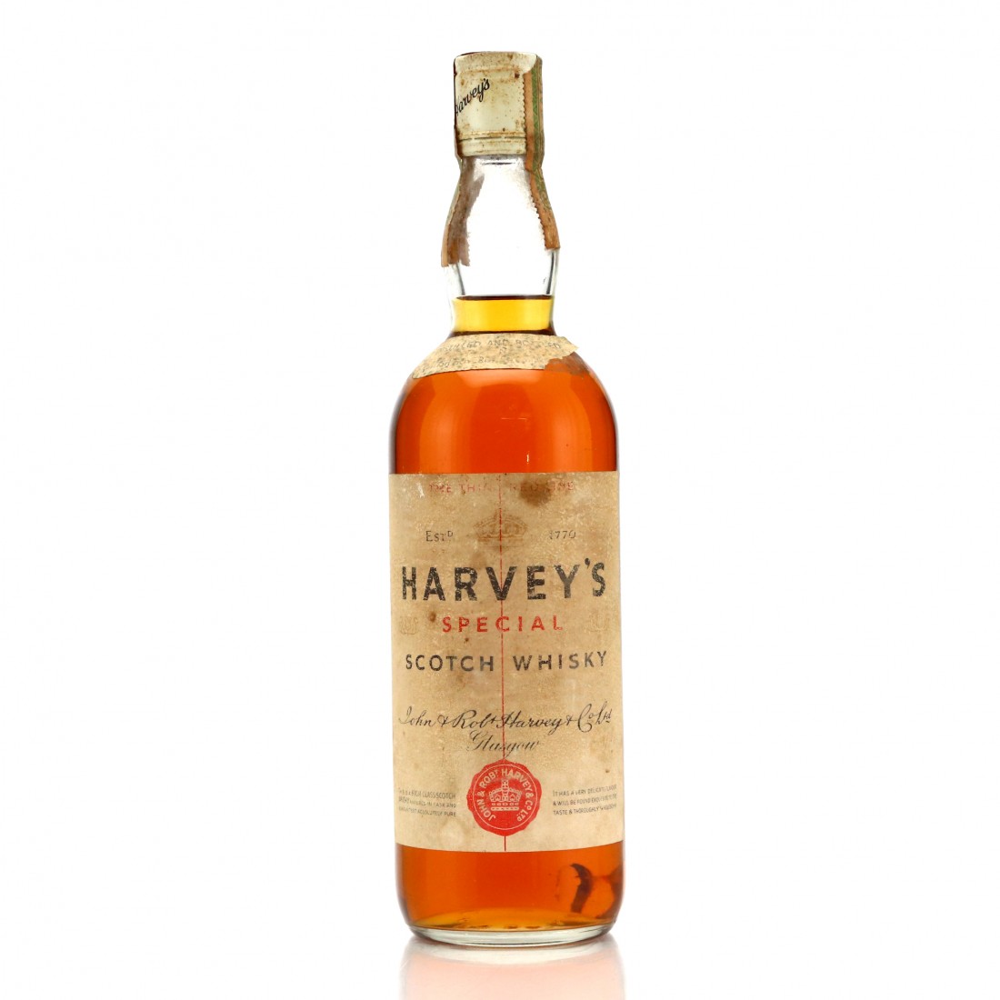 Harvey's Special Scotch Whisky circa 196070s Whisky Auctioneer
