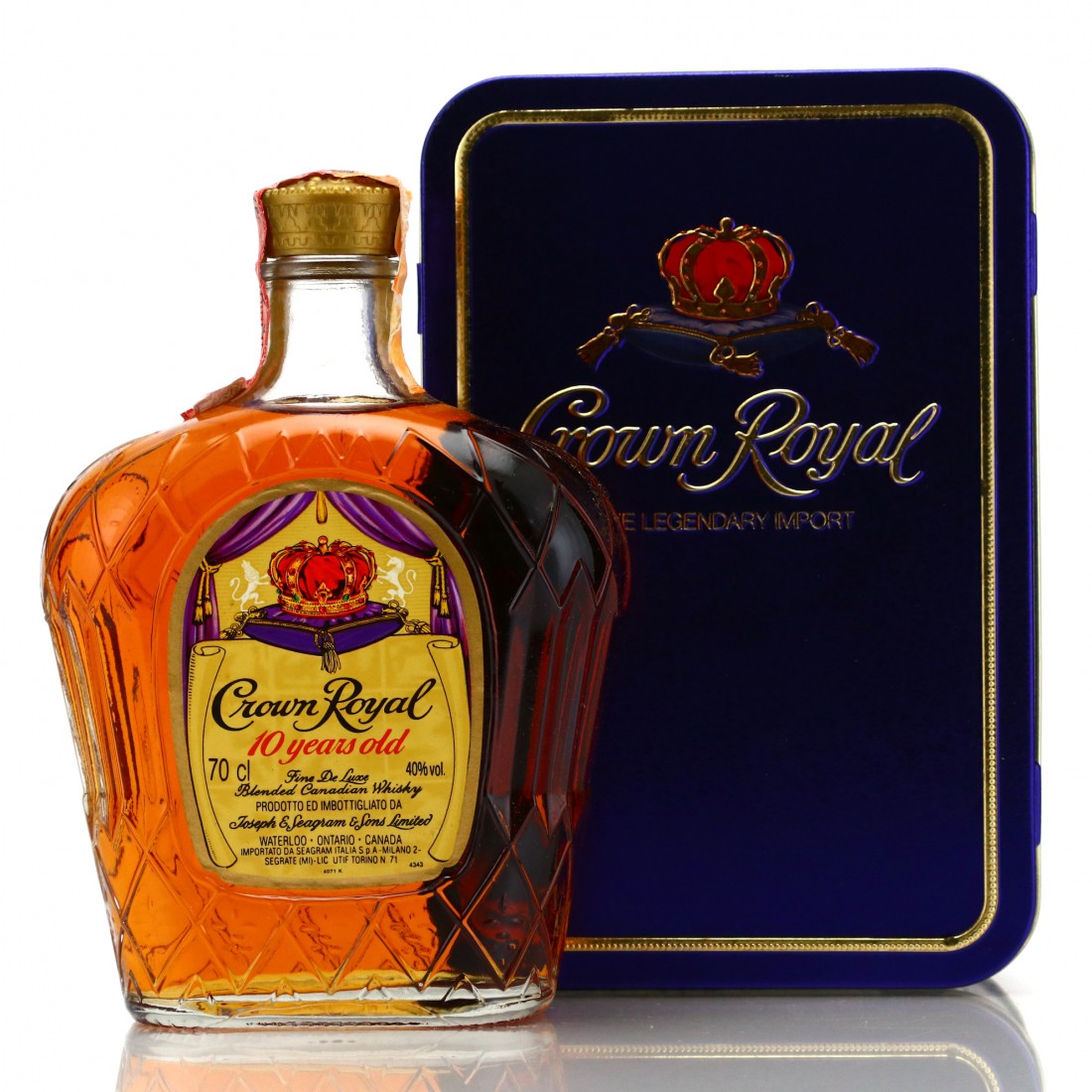 Seagram's Crown Royal 1982 Canadian Whisky Whisky Auctioneer