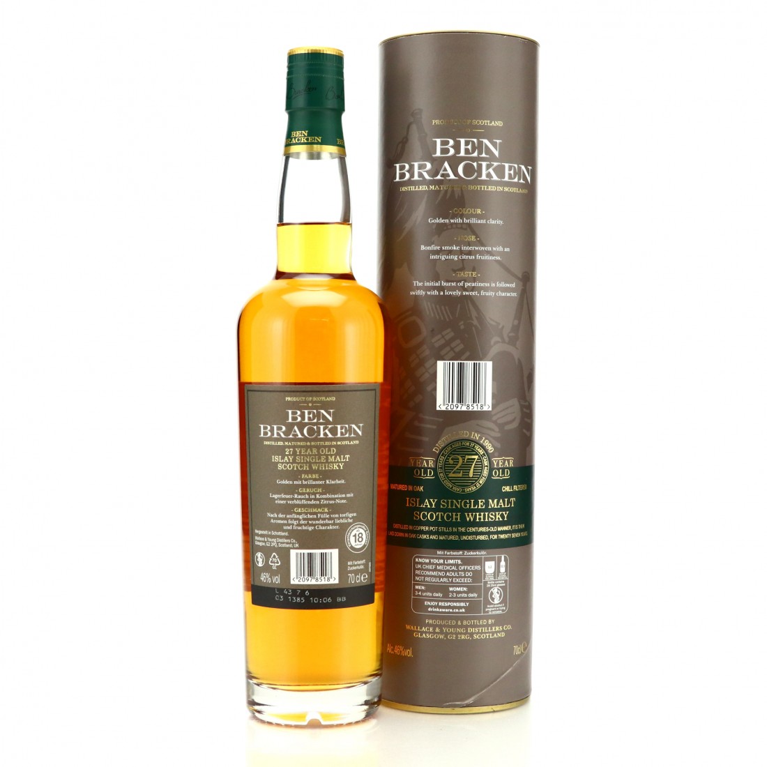 Ben Bracken 1990 27 Year Old Islay Single Malt Whisky Auctioneer