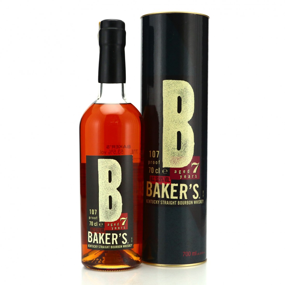 Baker's 7 Year Old 107 Proof Kentucky Straight Bourbon B90001 70cl