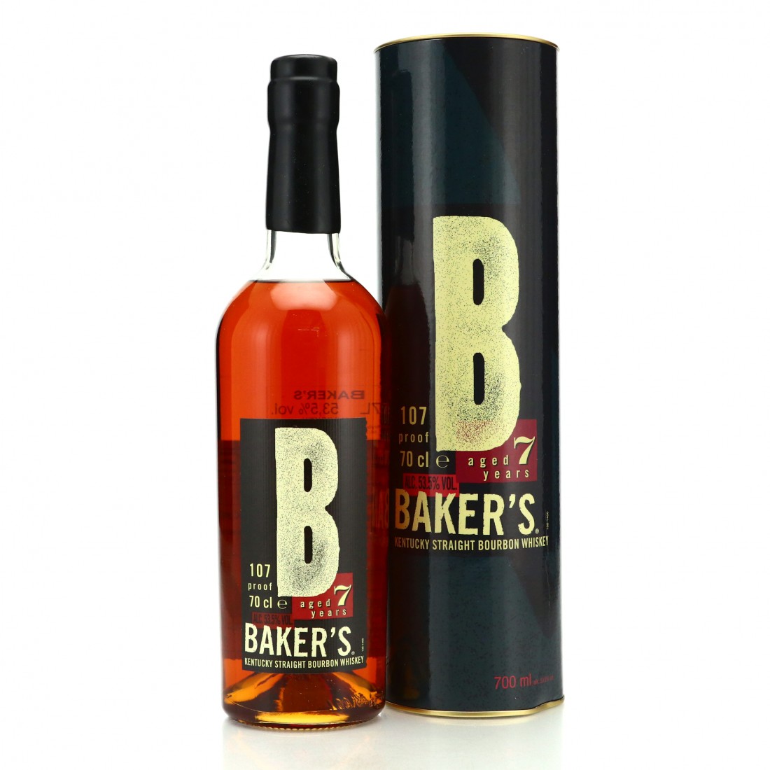 Baker's 7 Year Old 107 Proof Kentucky Straight Bourbon B90001 70cl