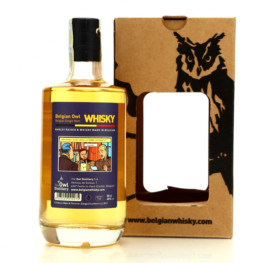 Belgian Owl 48 Month Old Bourbon Cask 50cl Whisky Auctioneer