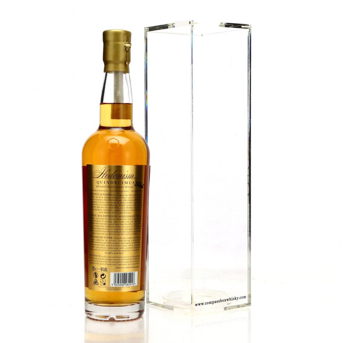 Compass Box Hedonism Quindecimus / 15th Anniversary Whisky Auctioneer
