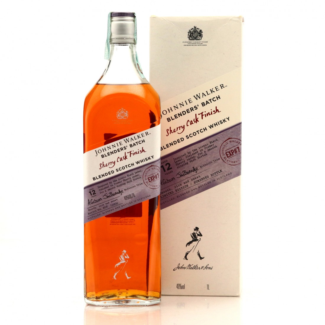 Johnnie Walker 12 Year Old Blenders' Batch Exp7 1 Litre / Sherry Cask