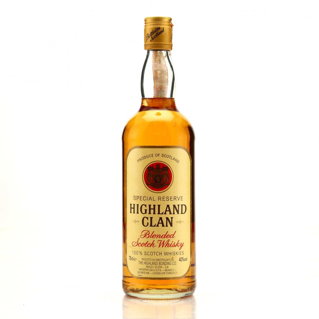 Highland Clan Special Reserve 1980s Whisky Auctioneer