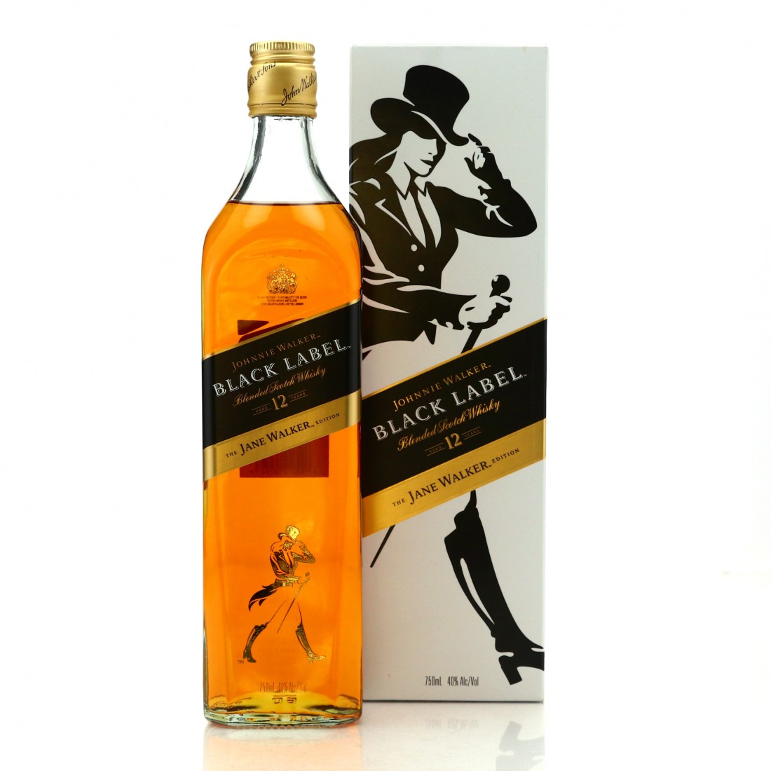 Johnnie Walker Black Label 12 Year Old Jane Walker 75cl / US Import