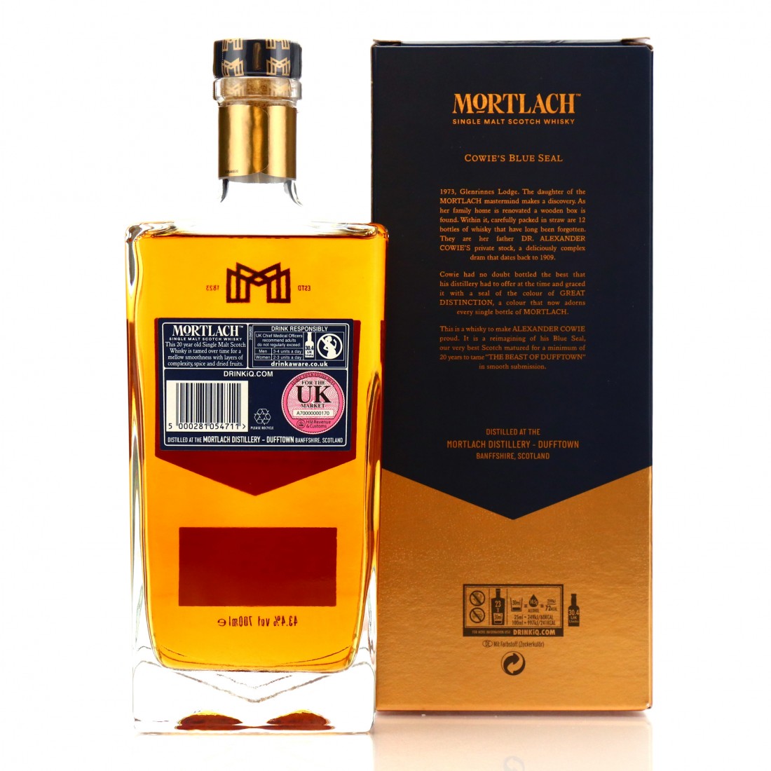Mortlach 20 Year Old Cowie's Blue Seal Whisky Auctioneer