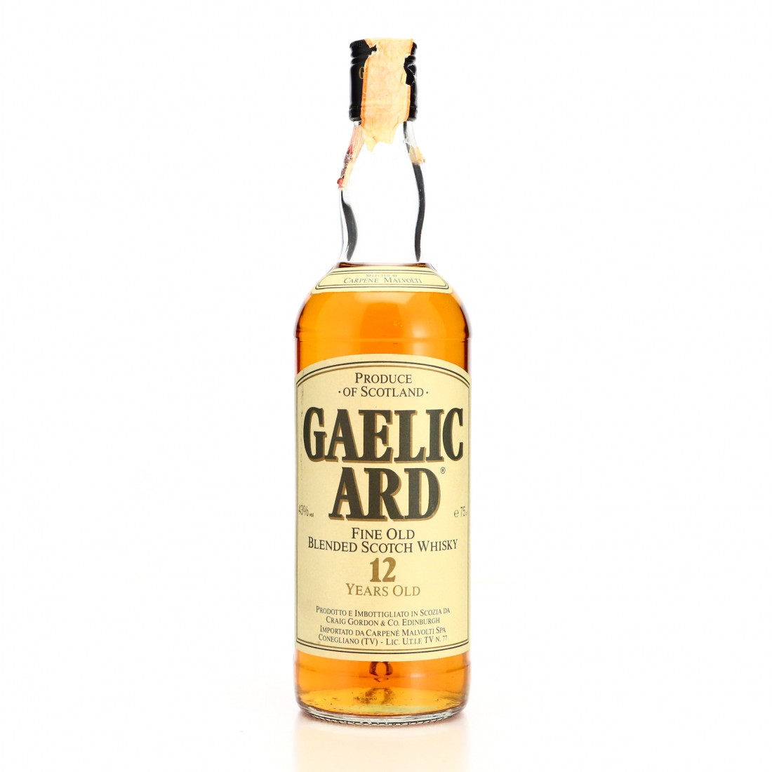 Gaelic Ard 12 Year Old Scotch Whisky Whisky Auctioneer