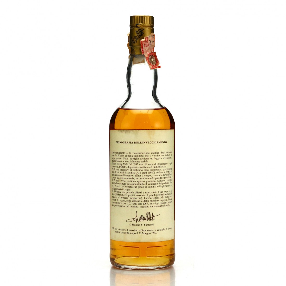 Springbank 1973 Samaroli 15 Year Old / Ageing Monography | Whisky ...