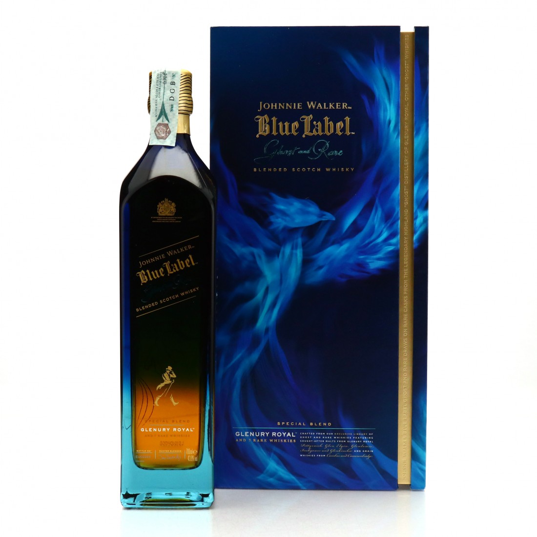 Johnnie Walker Blue Label Ghost and Rare 3rd Edition / Glenury Royal Whisky Auctioneer