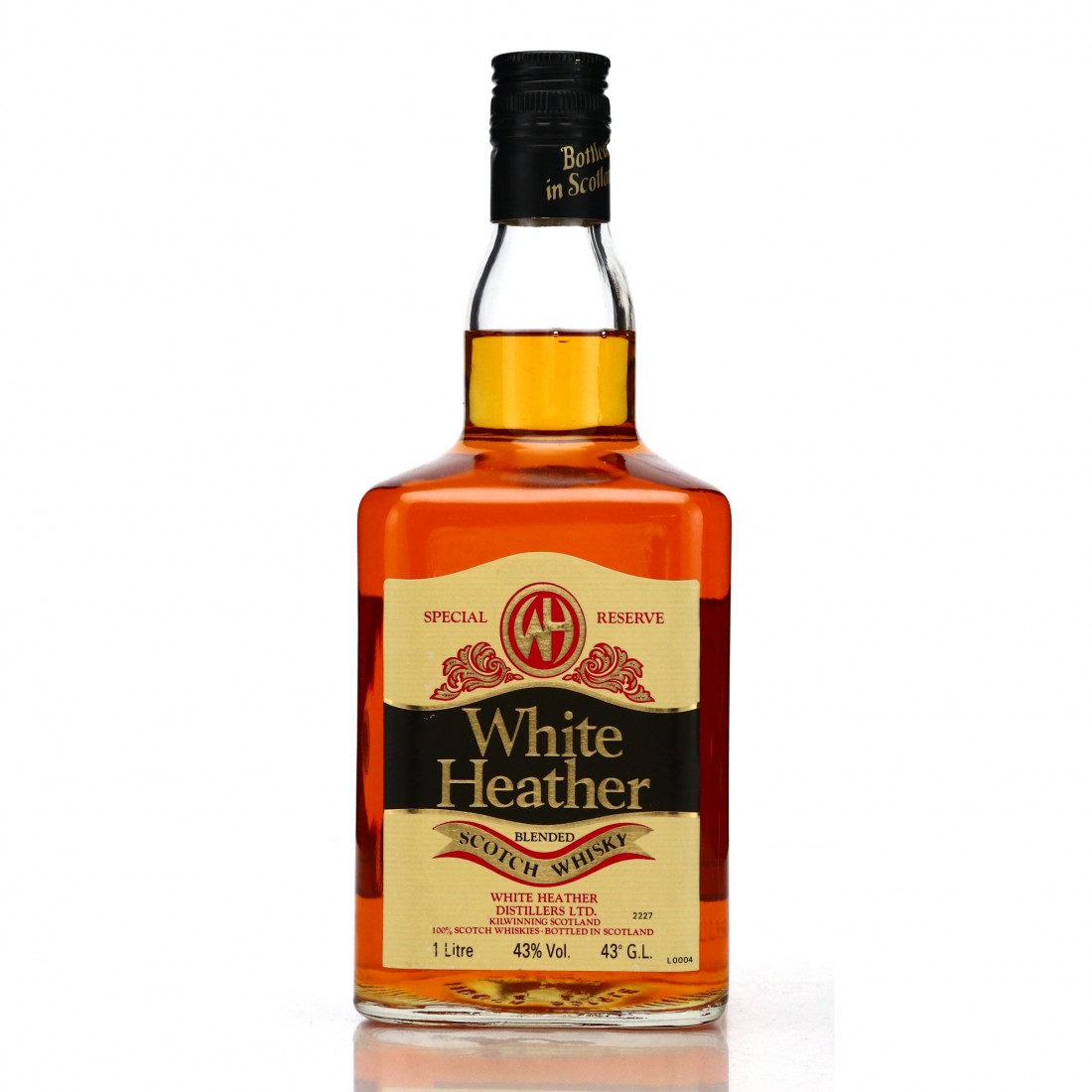 White Heather Special Reserve Scotch Whisky 1 Litre 1980s Whisky Auctioneer