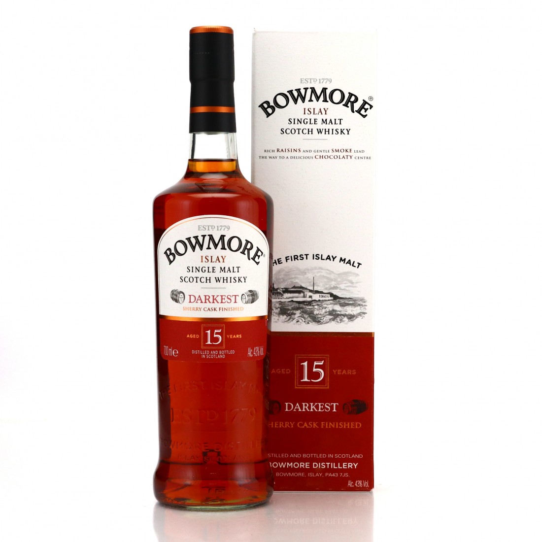 Bowmore 15 Year Old Darkest Whisky Auctioneer
