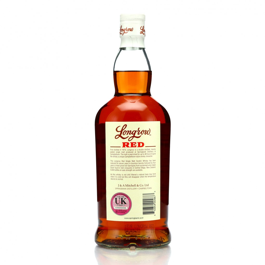 Longrow Red 15 Year Old Pinot Noir | Whisky Auctioneer