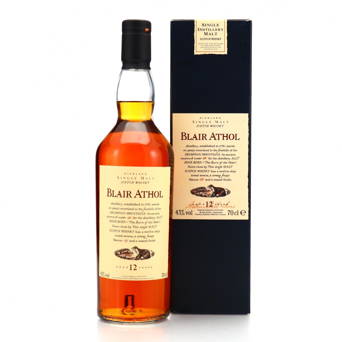 Blair Athol 12 Year Old Flora and Fauna Whisky Auctioneer