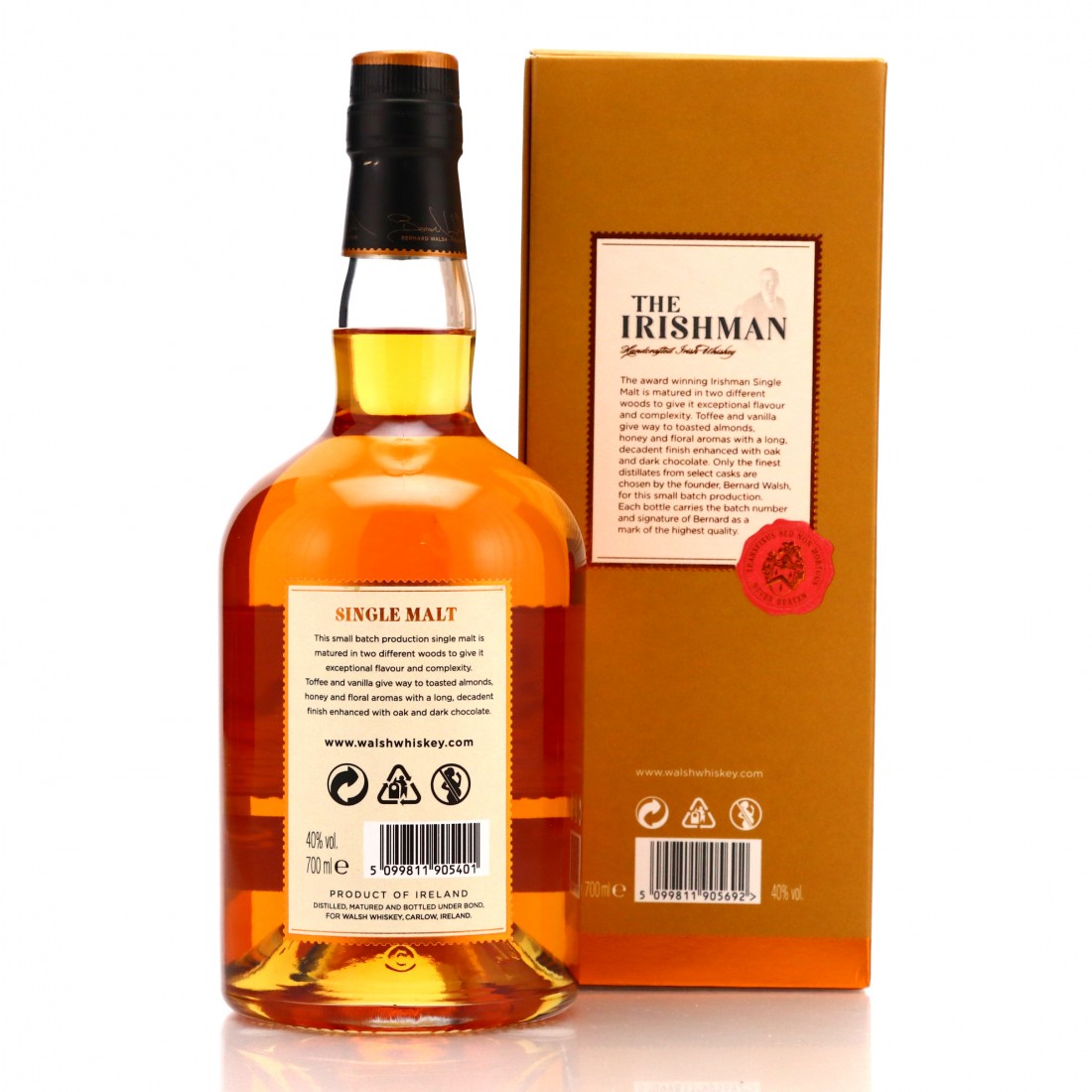 The Irishman Single Malt Irish Whiskey | Whisky Auctioneer