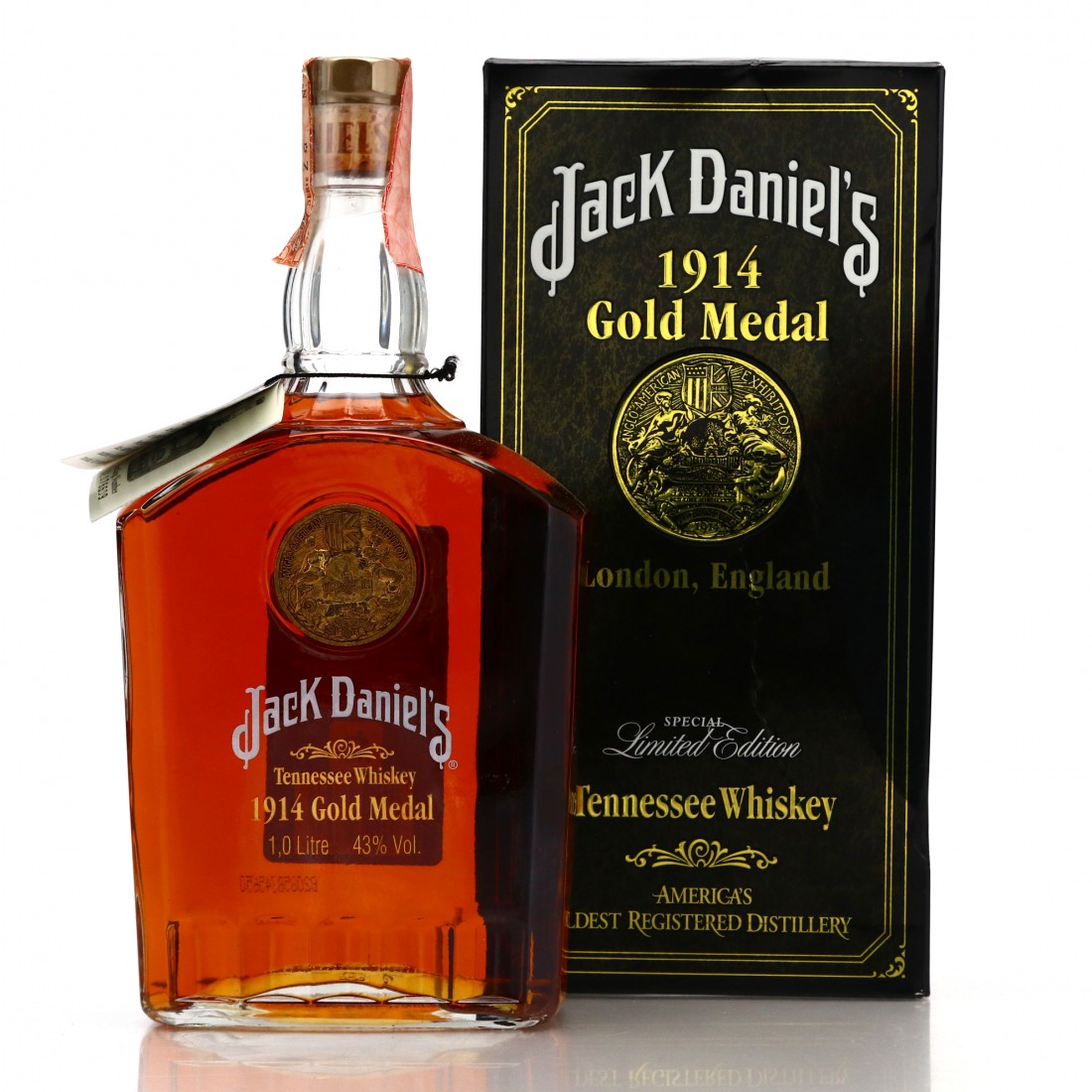 Jack Daniel's '1914' Gold Medal Series 1 Litre 2001 Whisky Auctioneer