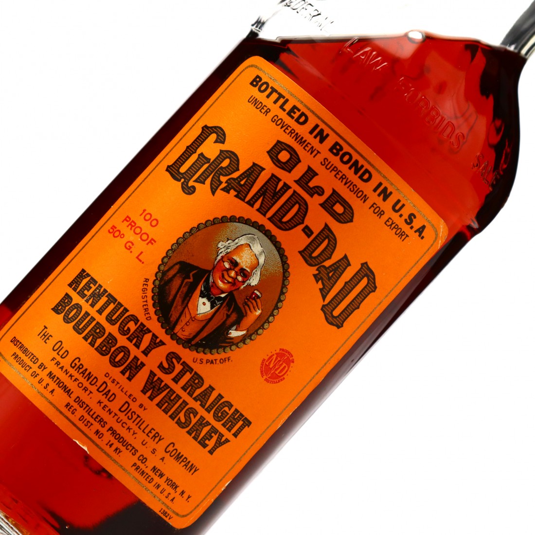 Old GrandDad 1957 Bottled in Bond 100 Proof Whisky Auctioneer