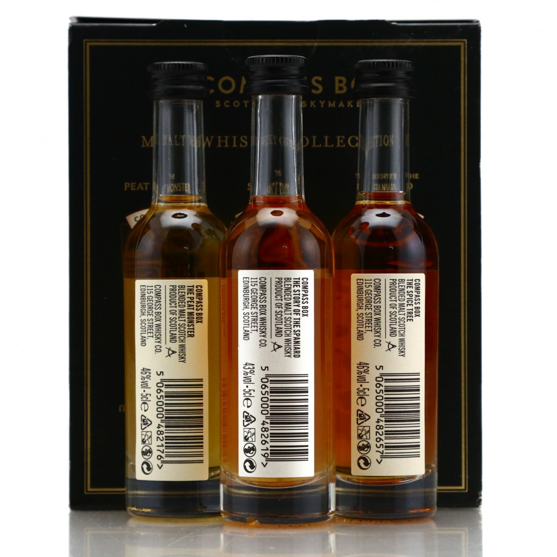 Compass Box Malt Whisky Collection Miniature x 3 Whisky Auctioneer