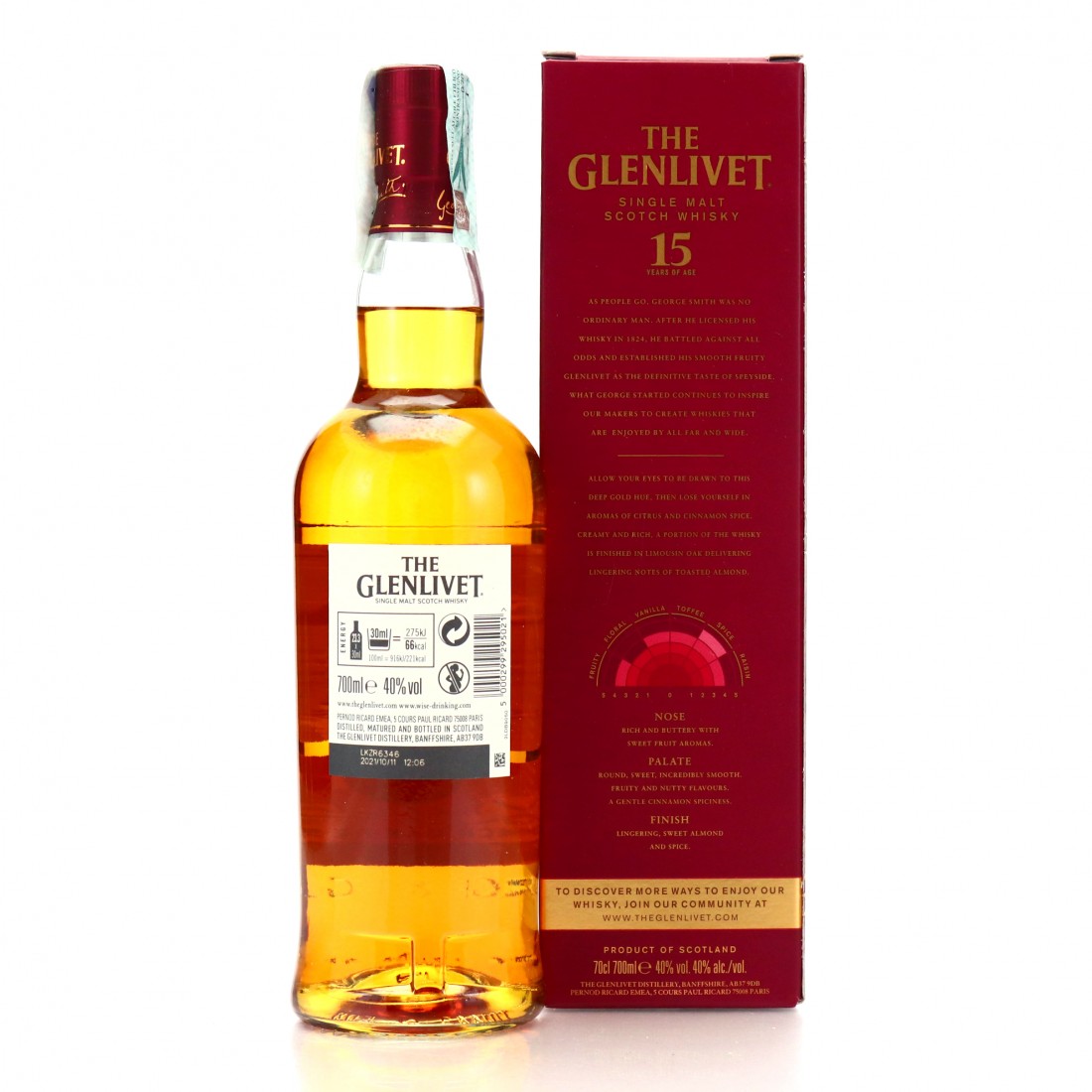 Glenlivet 15 Year Old French Oak Reserve Whisky Auctioneer