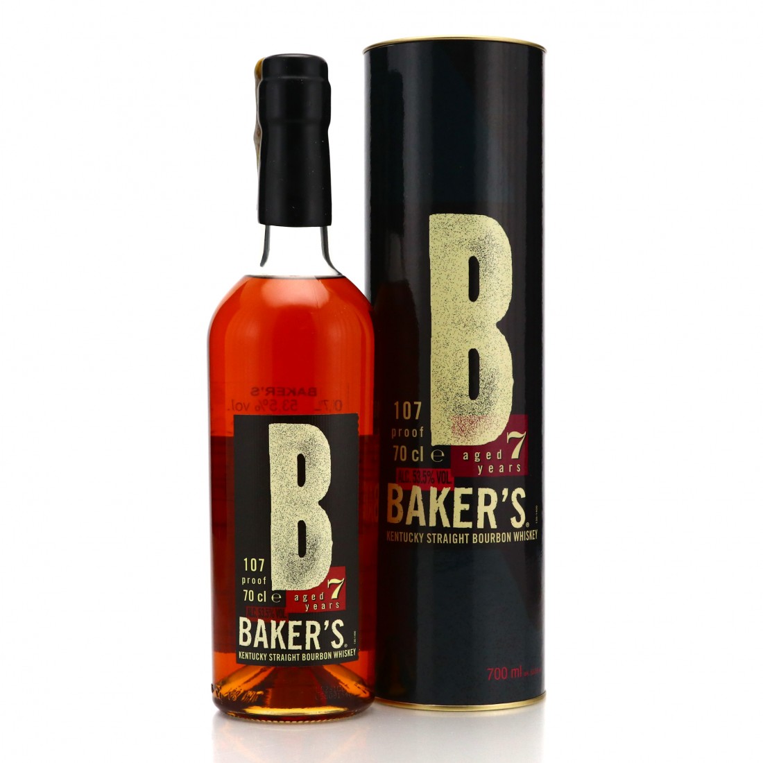 Baker's 7 Year Old 107 Proof Kentucky Straight Bourbon B90001 70cl