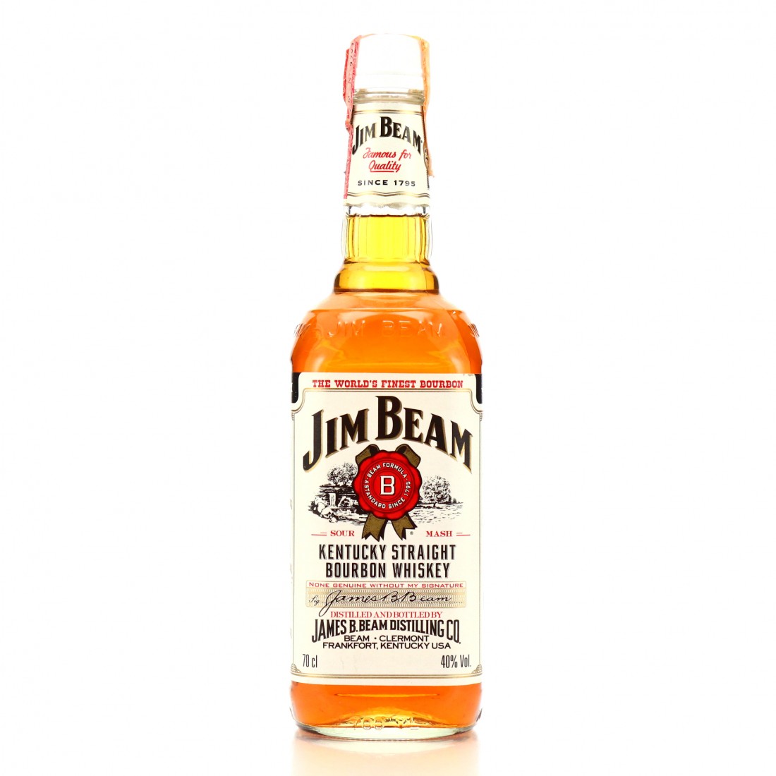 Jim Beam Kentucky Straight Bourbon 70cl | Whisky Auctioneer
