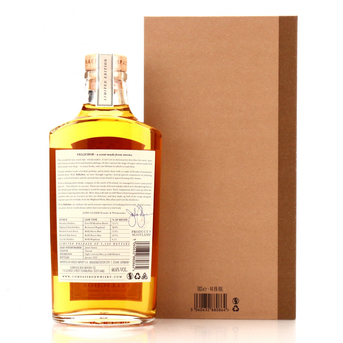 Compass Box Vellichor Whisky Auctioneer