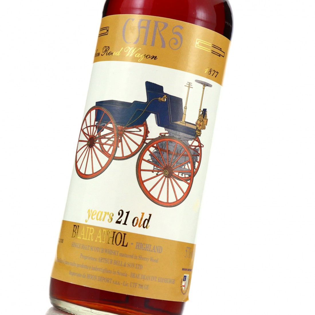 Blair Athol 21 Year Old Moon Import / The Cars Whisky Auctioneer