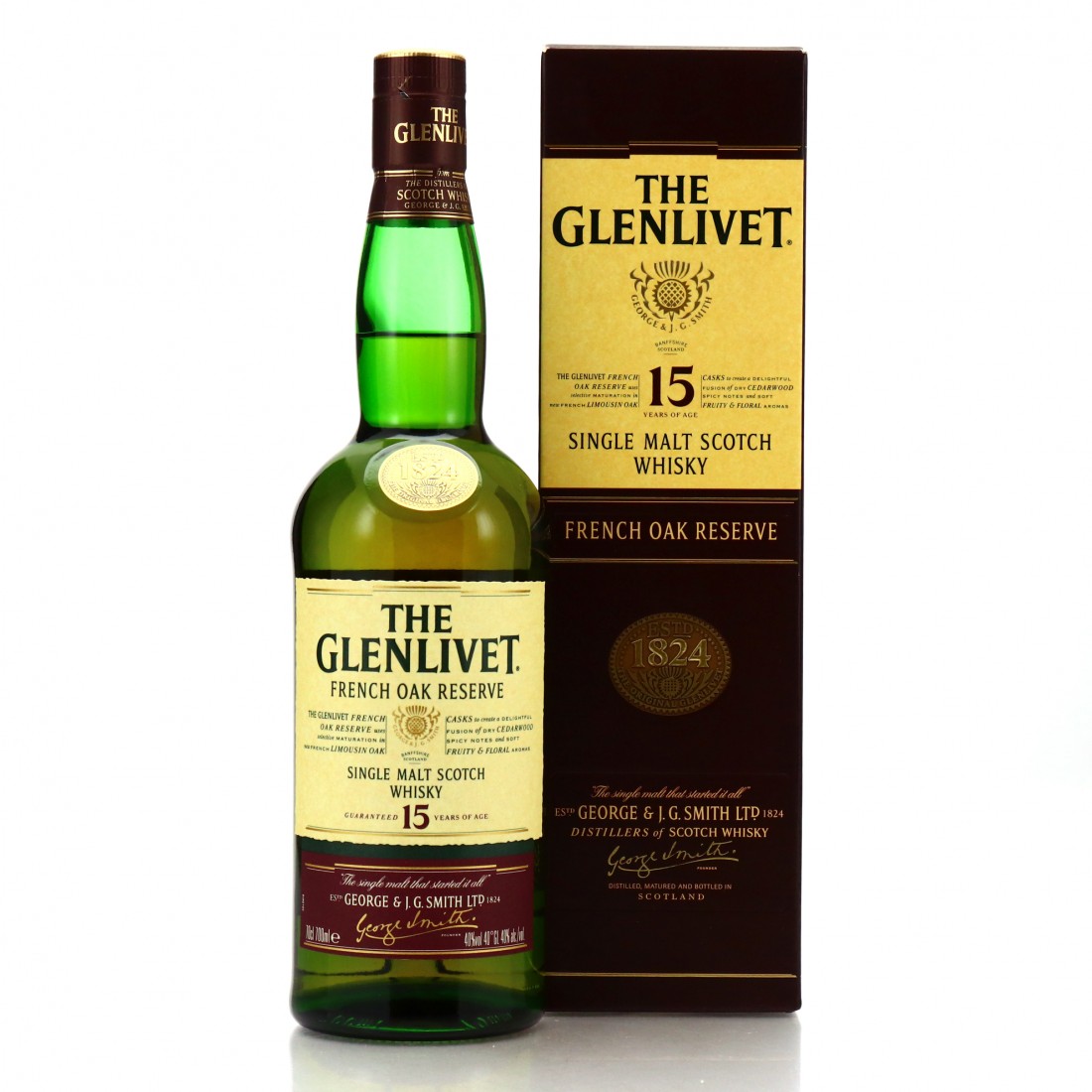 Glenlivet 15 Year Old French Oak Reserve Whisky Auctioneer