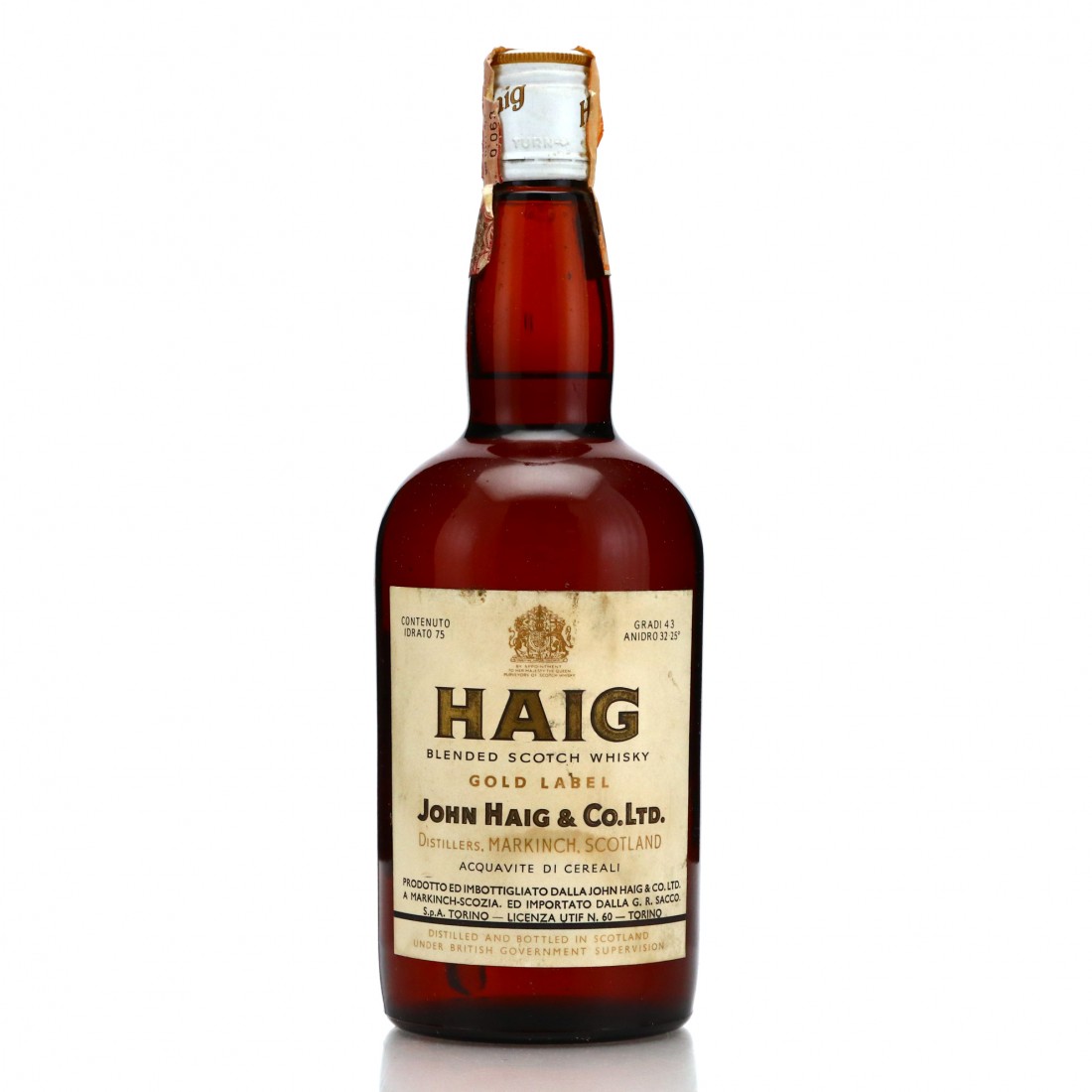 Haig Gold Label Scotch Whisky 1980s Whisky Auctioneer