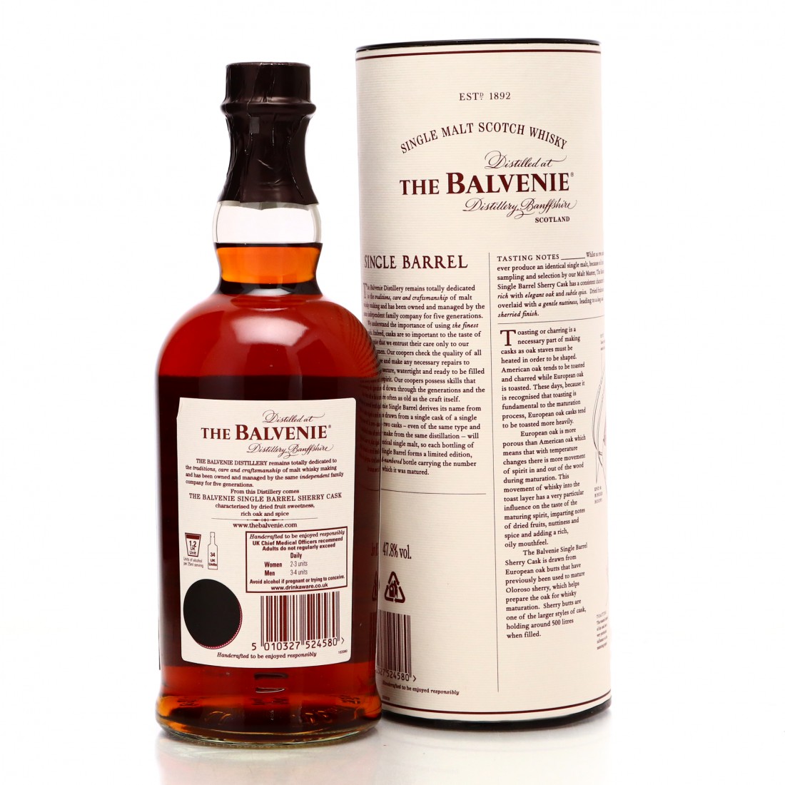 Balvenie 15 Year Old Sherry Cask Single Barrel 11309 Whisky Auctioneer