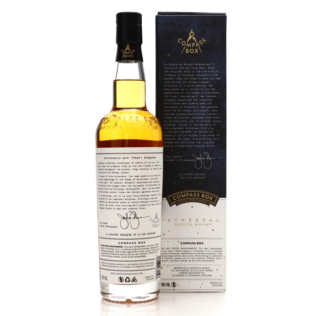 Compass Box Ethereal / LMDW 65th Anniversary Whisky Auctioneer