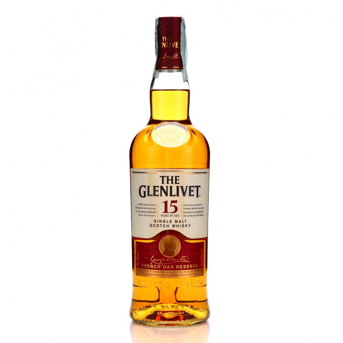 Glenlivet 15 Year Old French Oak Reserve Whisky Auctioneer