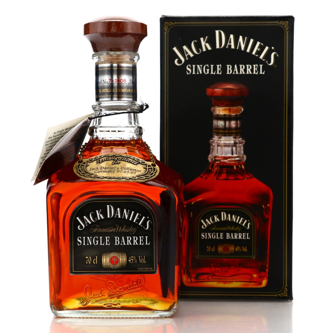Jack Daniel's Single Barrel 2007 70cl / JD Collector Germany 07/07/07 ...