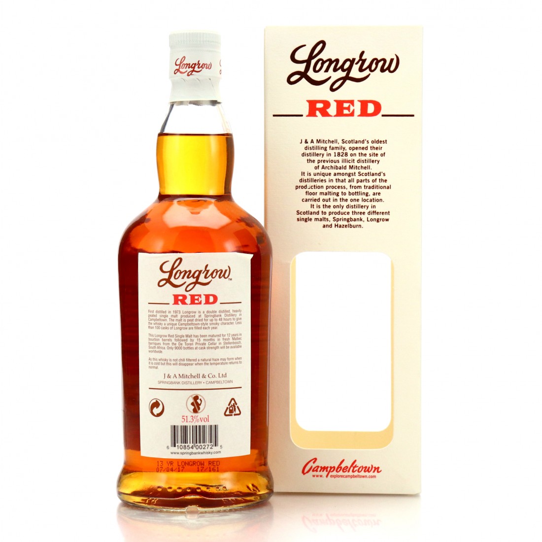 Longrow Red 13 Year Old Malbec Whisky Auctioneer
