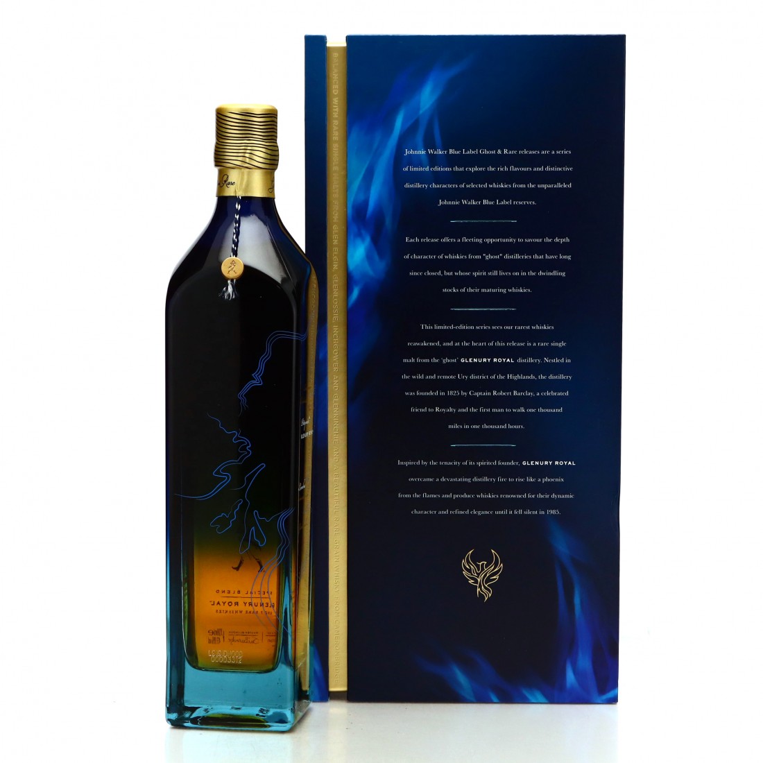 Johnnie Walker Blue Label Ghost and Rare 3rd Edition / Glenury Royal Whisky Auctioneer