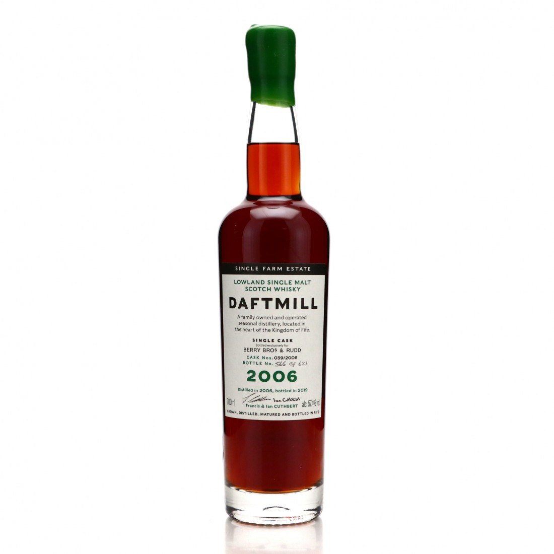 Daftmill 2006 Single Sherry Cask 39 / Berry Brothers and Rudd Whisky