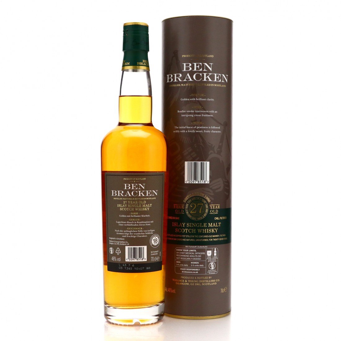 Ben Bracken 1990 27 Year Old Islay Single Malt Whisky Auctioneer