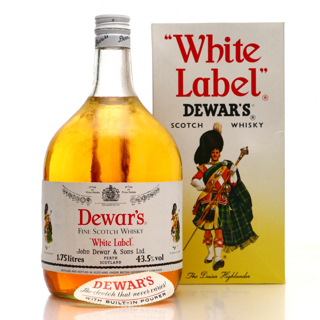 Dewar's White Label Scotch Whisky 1.75 Litre 1980s Whisky Auctioneer