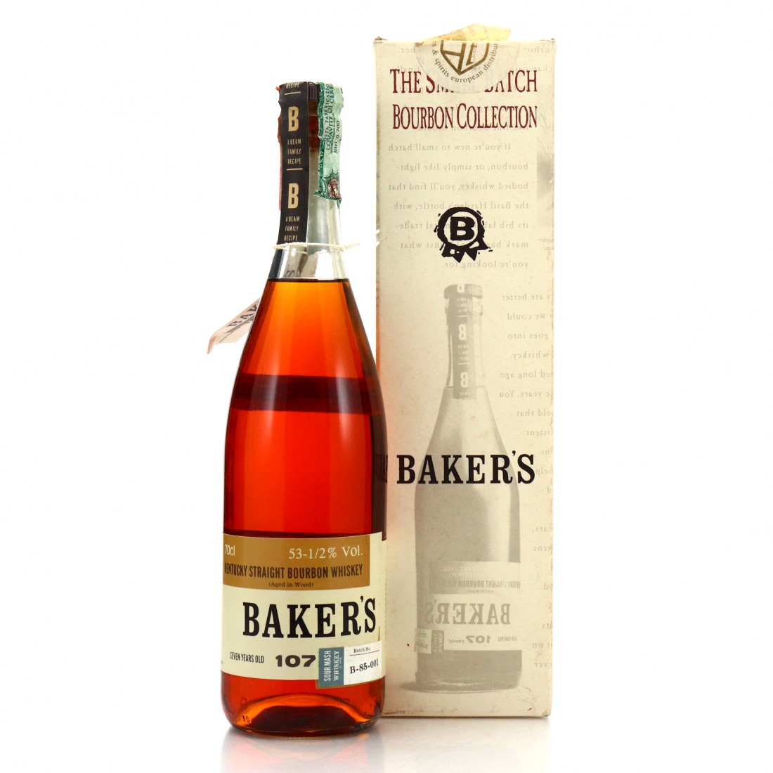 Baker's 7 Year Old 107 Proof Kentucky Straight Bourbon B85001 70cl