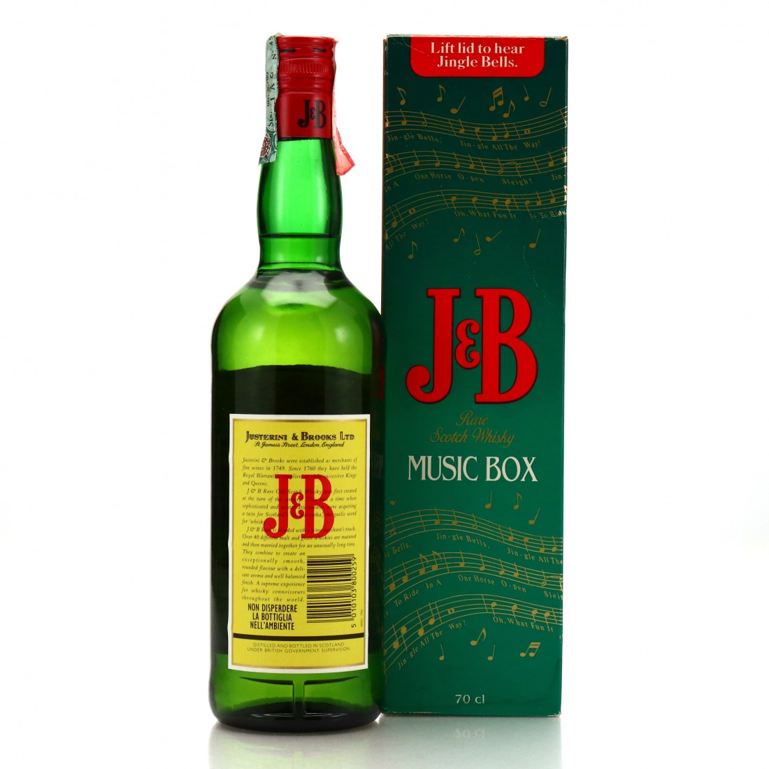 J&B Rare Scotch Whisky Special Music Box Edition Whisky Auctioneer