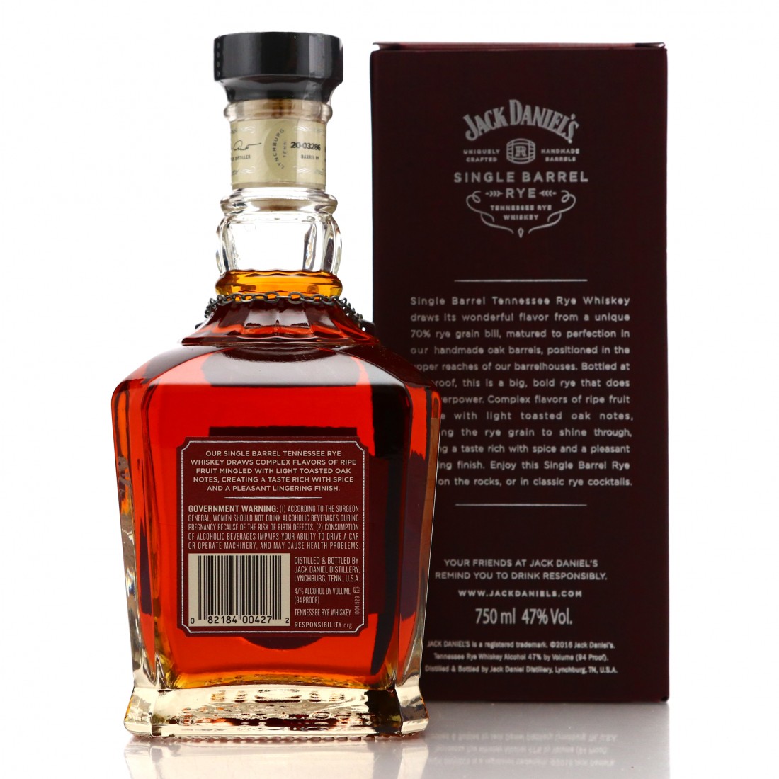 Jack Daniel's Single Barrel Rye 2020 / Sunshine State Squires and