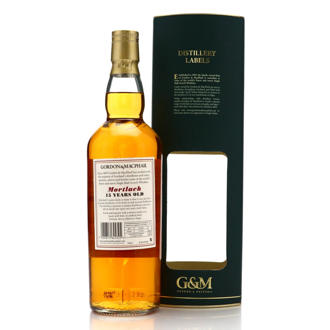 Mortlach 15 Year Old Gordon and MacPhail Whisky Auctioneer