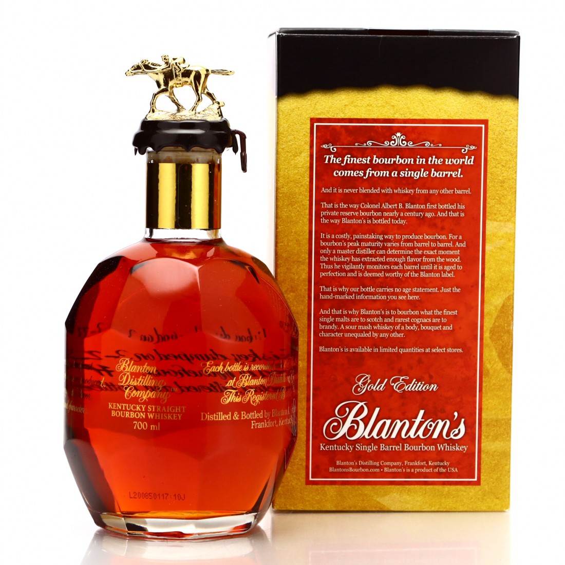 Blanton's Single Barrel Gold Edition dumped 2020 70cl Whisky Auctioneer