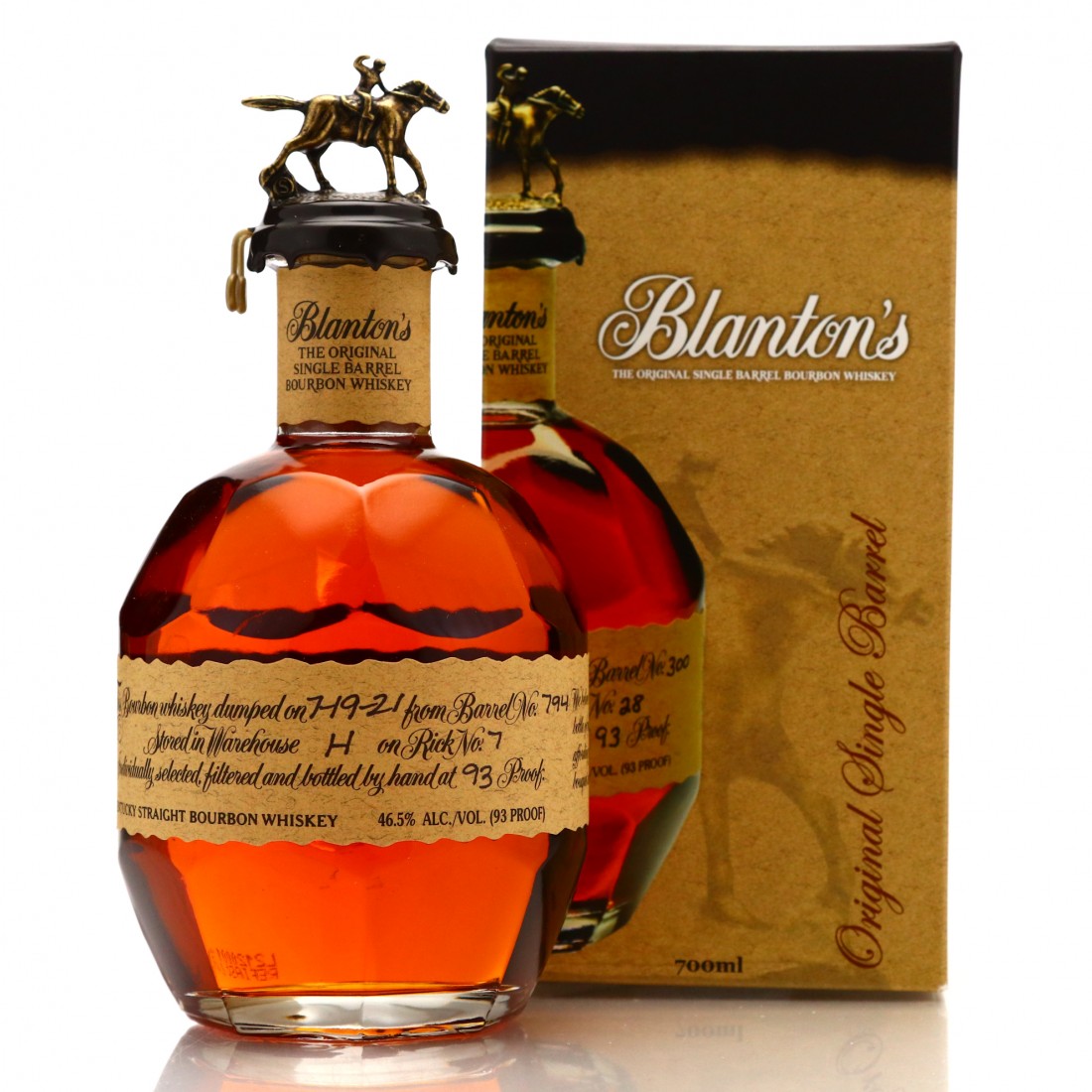 Blanton's Single Barrel dumped 2021 70cl Whisky Auctioneer