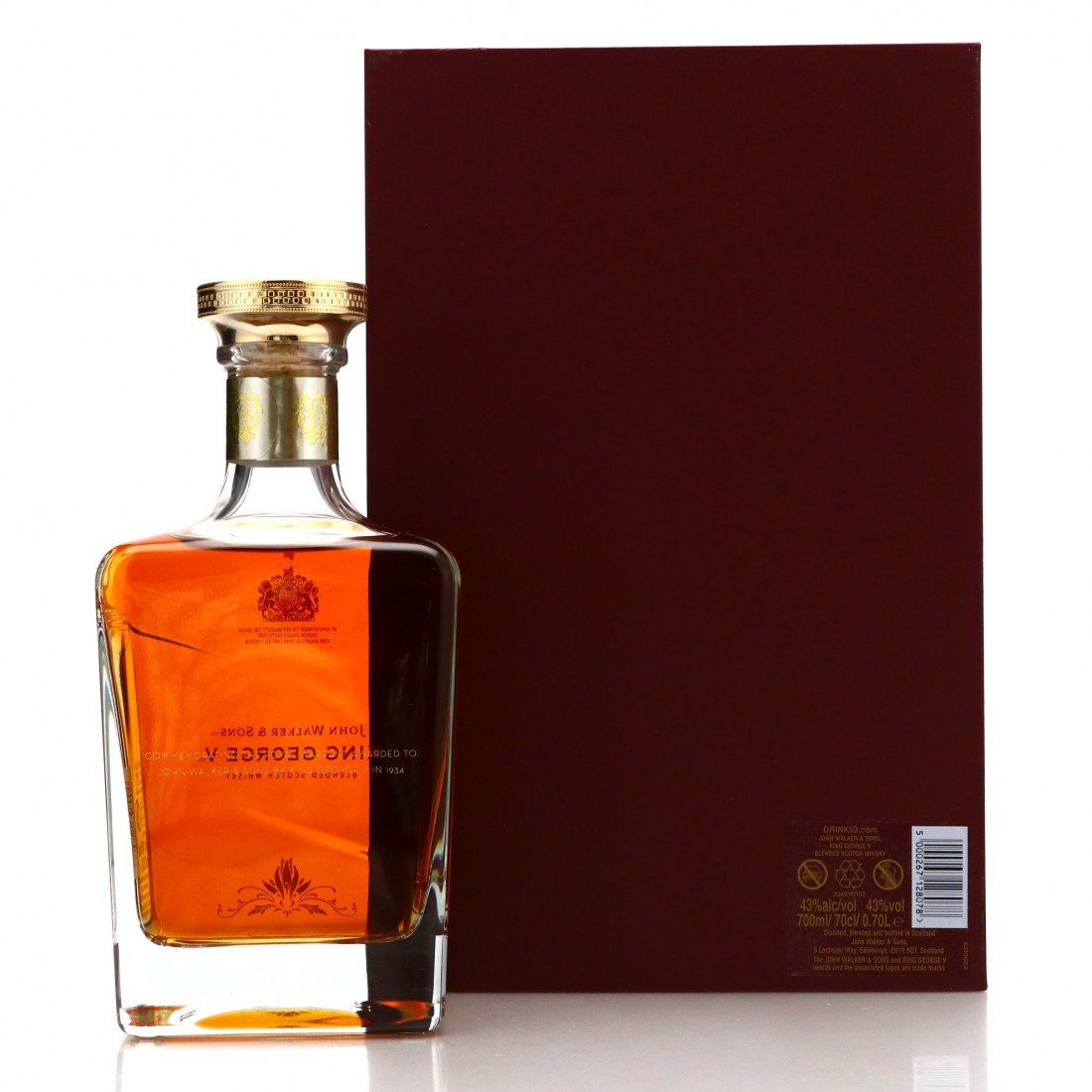 John Walker and Sons King V / Royal Warrant 80th Anniversary