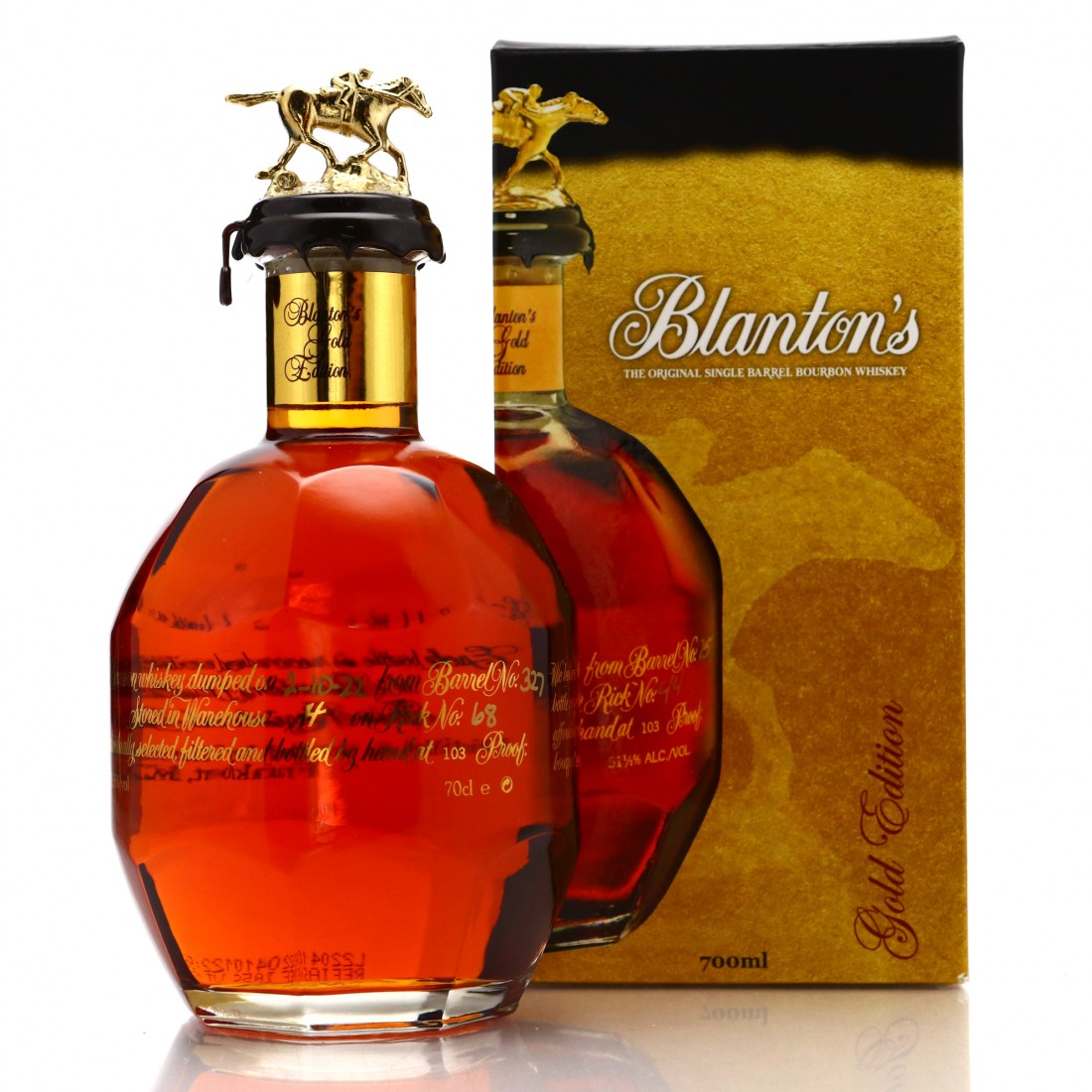 Blanton's Single Barrel Gold Edition dumped 2022 70cl Whisky Auctioneer