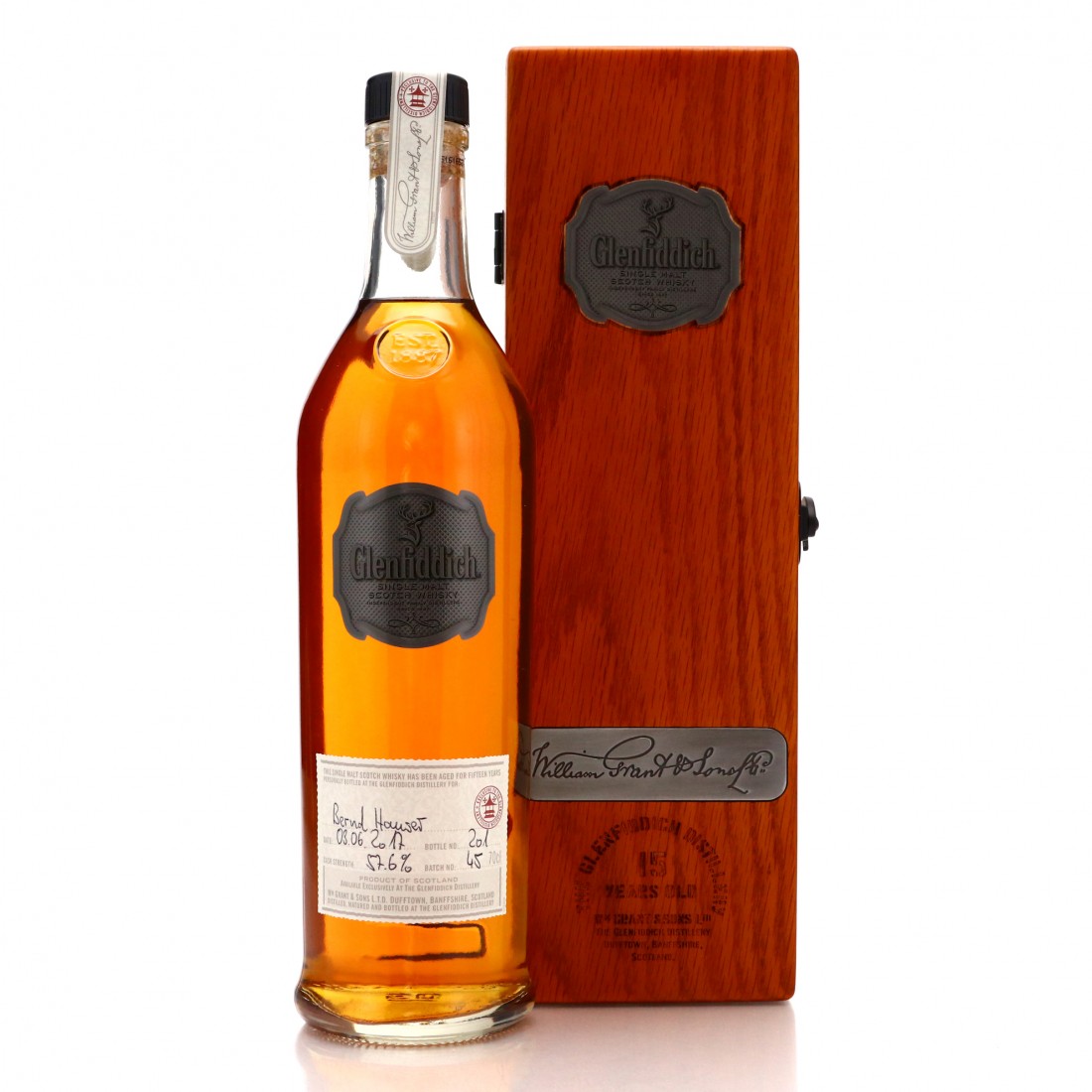 Glenfiddich 15 Year Old Hand Filled Batch 45 Whisky Auctioneer