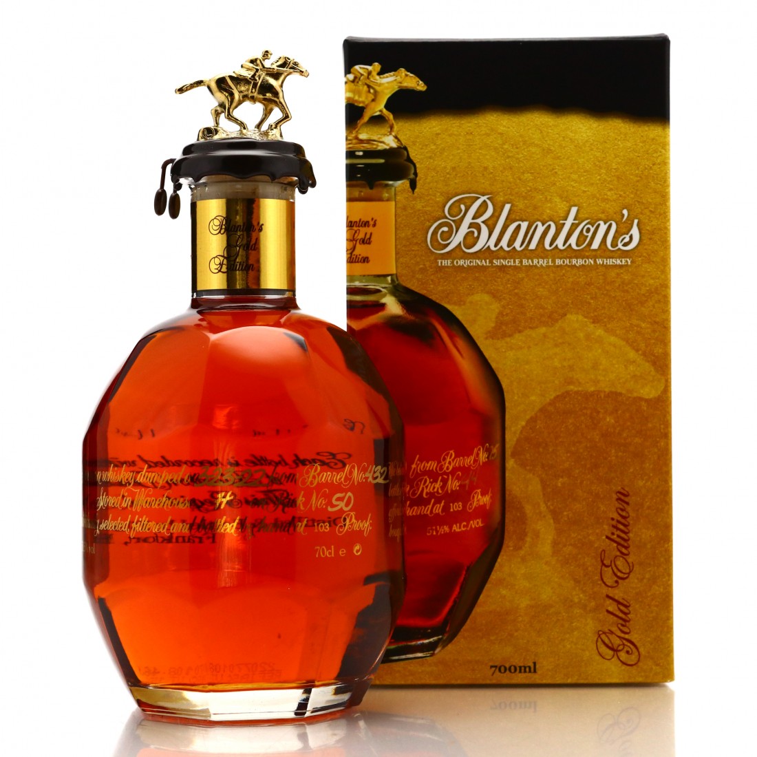 Blanton's Single Barrel Gold Edition dumped 2022 70cl Whisky Auctioneer