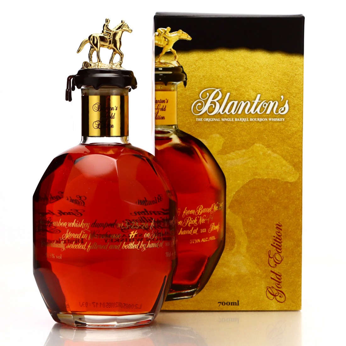 Blanton's Single Barrel Gold Edition dumped 2020 70cl Whisky Auctioneer
