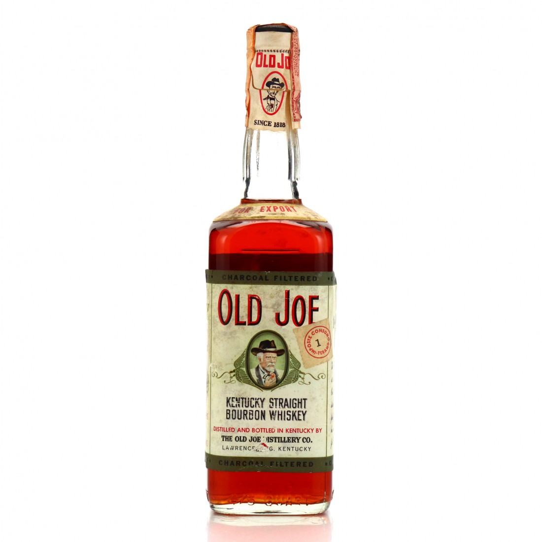 Old Joe 4 Year Old Kentucky Bourbon 1960s Whisky Auctioneer
